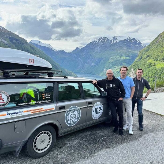 Unterwegs für denn guten Zweck: Martin Grebe, Lars Reuter und Philipp Grebe Unterwegs für denn guten Zweck: Martin Grebe, Lars Reuter und Philipp Grebe